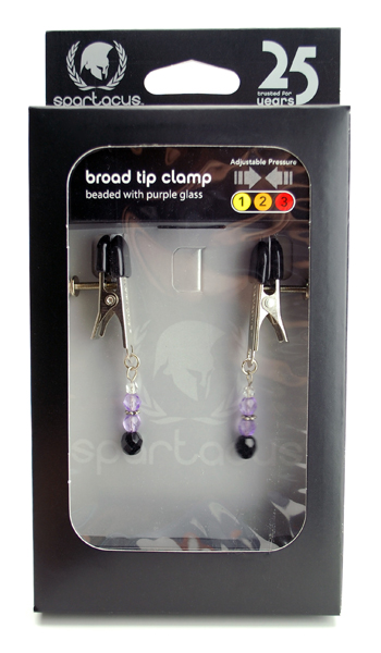 Adj Clamp W-purple Beads