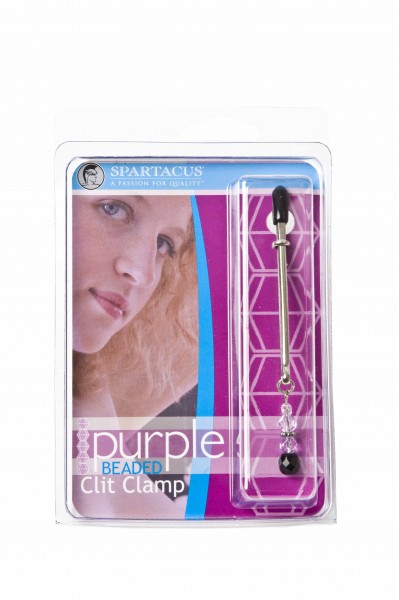 Clit Clamp W-purple Beads