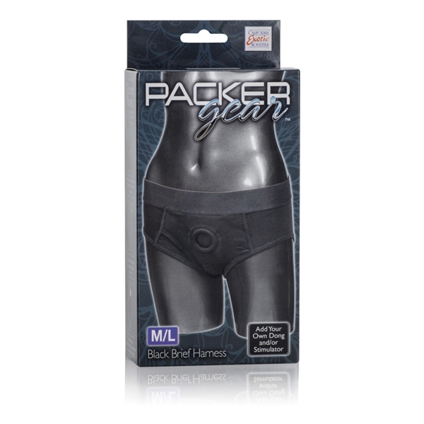 Packer Gear Black Brief Harness M-l